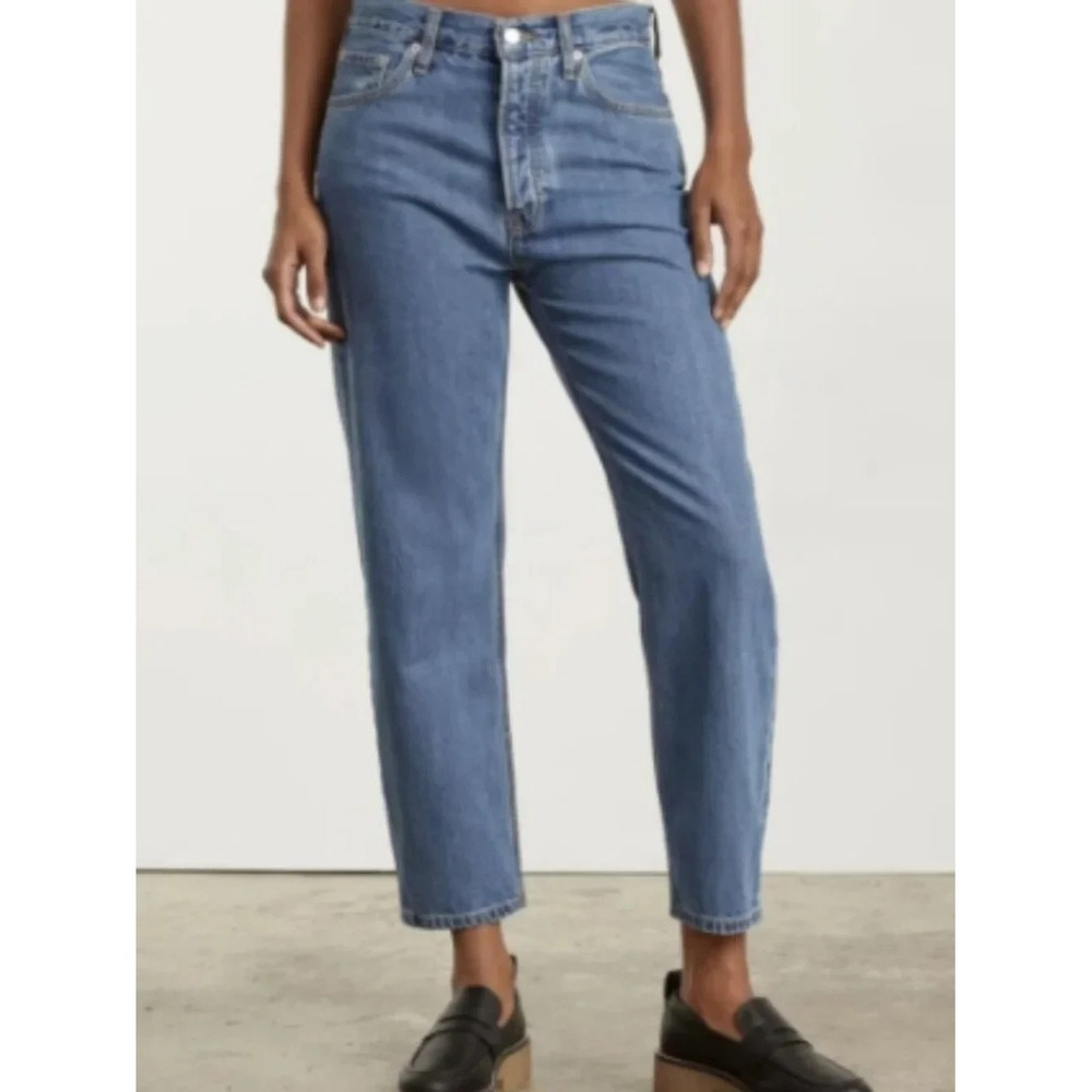 Everlane The Summer Slouch Straight Organic Cotton Button Fly Denim Jean size 29